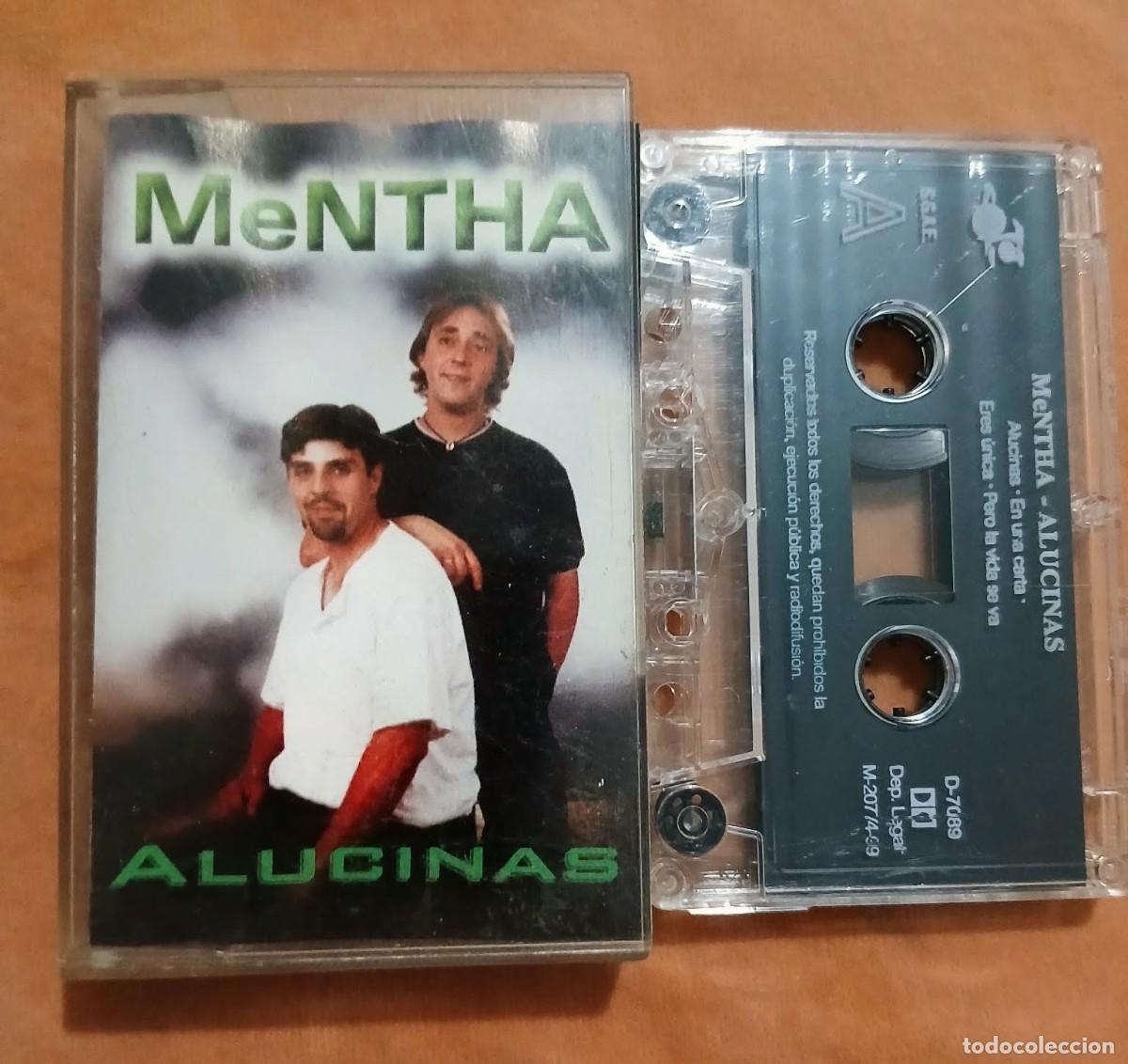 Casetes antiguos: MENTHA - ALUCINAS - CASETE