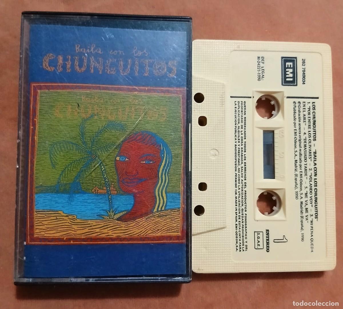Casetes antiguos: LOS CHUNGUITOS - BAILA CON LOS CHUNGUITOS - EMI 1990 - CASETE