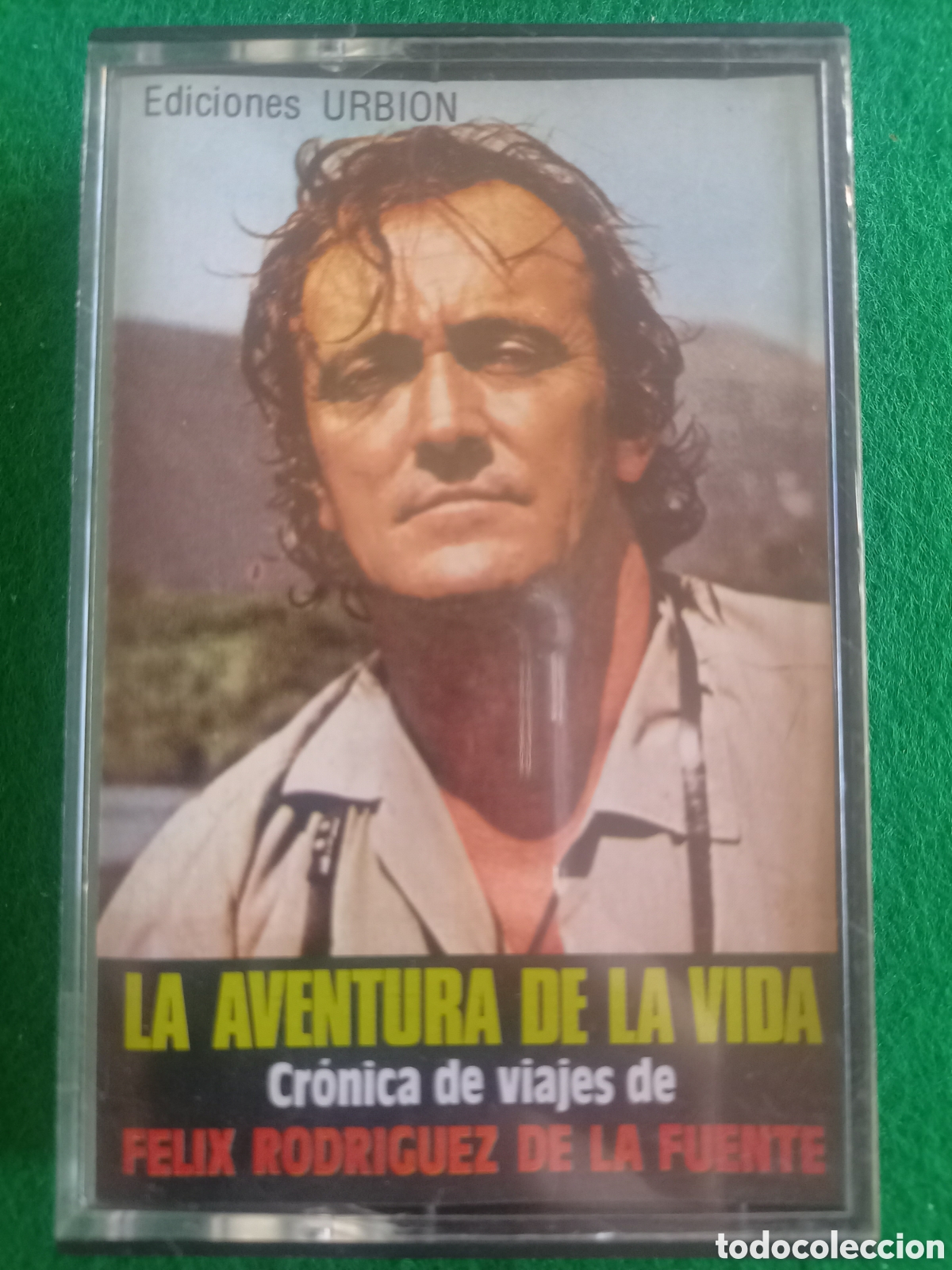 Casetes antiguos: Cassette LA AVENTURA DE LA VIDA - F&eacute;lix Rodr&iacute;guez de la Fuente - Ediciones Urbi&oacute;n (1980) &iexcl;COMO NUEVO