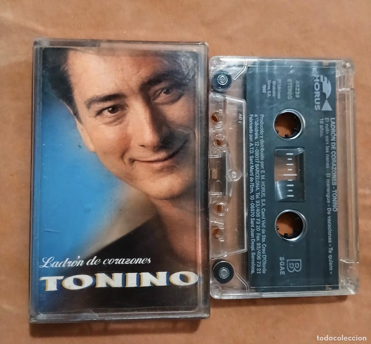 Casetes antiguos: TONINO - LADR&Oacute;N DE CORAZONES - CASETE