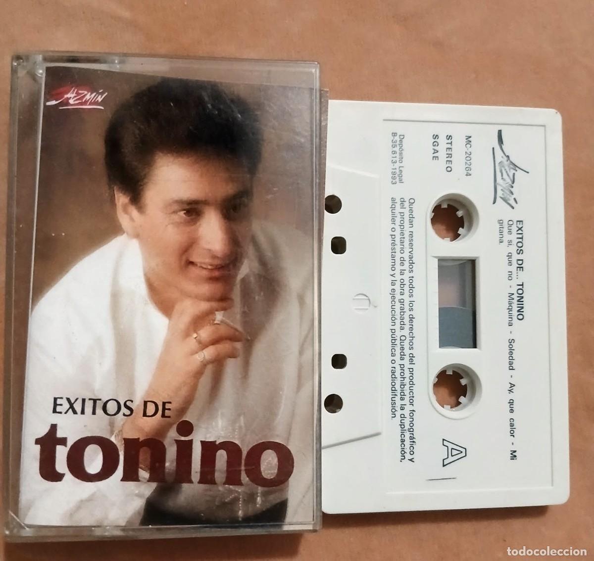 Casetes antiguos: TONINO - &Eacute;XITOS DE TONINO - JAZM&Iacute;N 1993 - CASETE