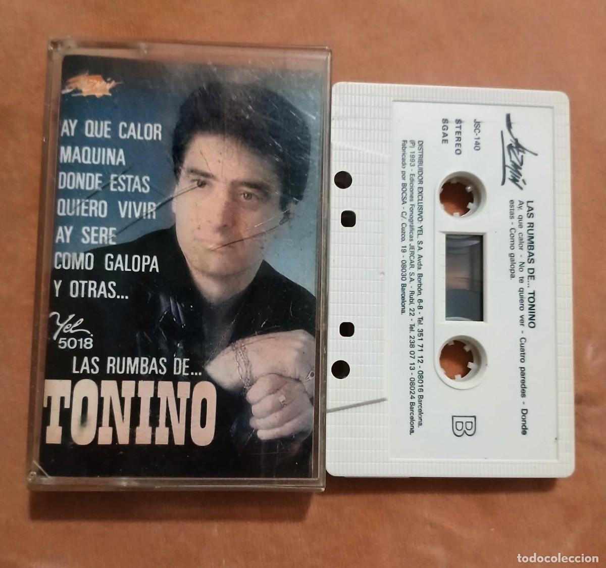 Casetes antiguos: TONINO - LAS RUMBAS DE TONINO - CASETE