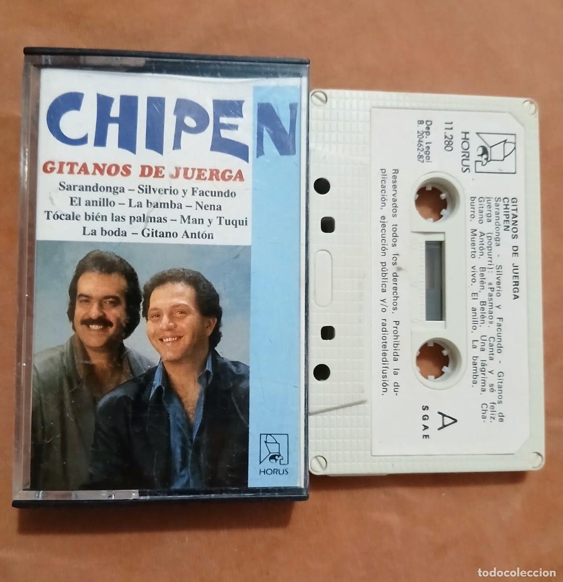 Casetes antiguos: CHIPEN - GITANOS DE JUERGA - HORUS 1987 - CASETE