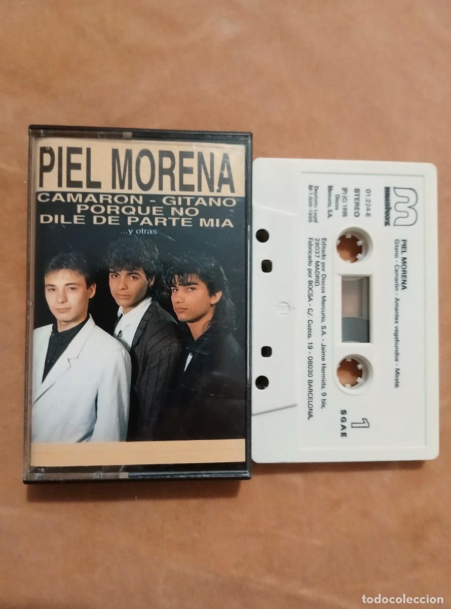 Casetes antiguos: PIEL MORENA - Camar&oacute;n, Gitano, Porque no, Dile de parte m&iacute;a - CASETE