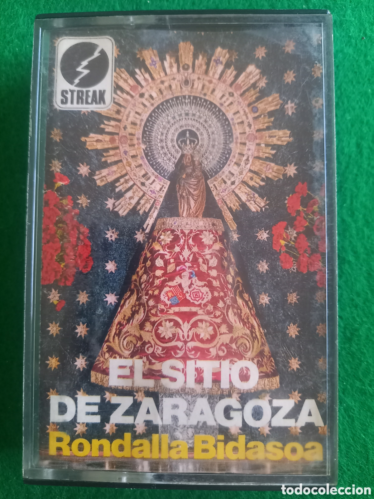 Casetes antiguos: Cinta Cassette Rareza - El Sitio de Zaragoza - Rondalla Bidasoa (Edici&oacute;n Streak, 1975) Folklore Jota