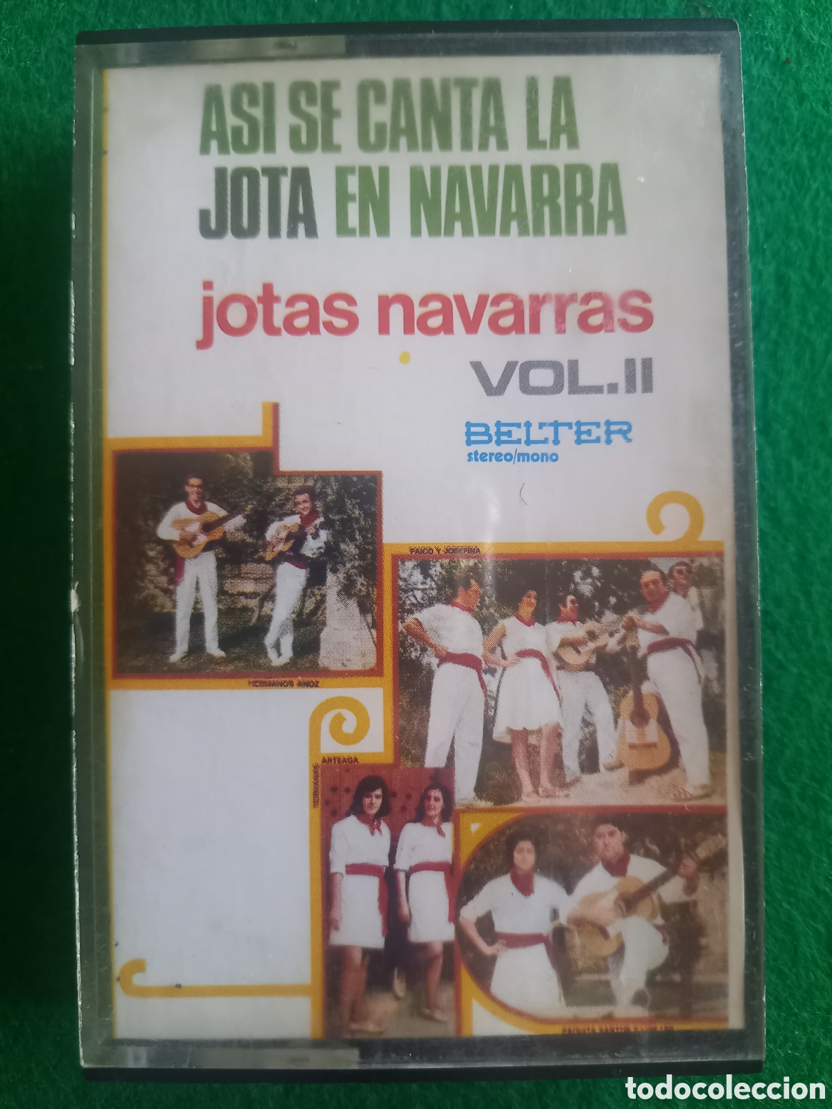 Casetes antiguos: Cinta Cassette - As&iacute; se canta la jota en Navarra. Jotas Navarras Vol. II - Belter
