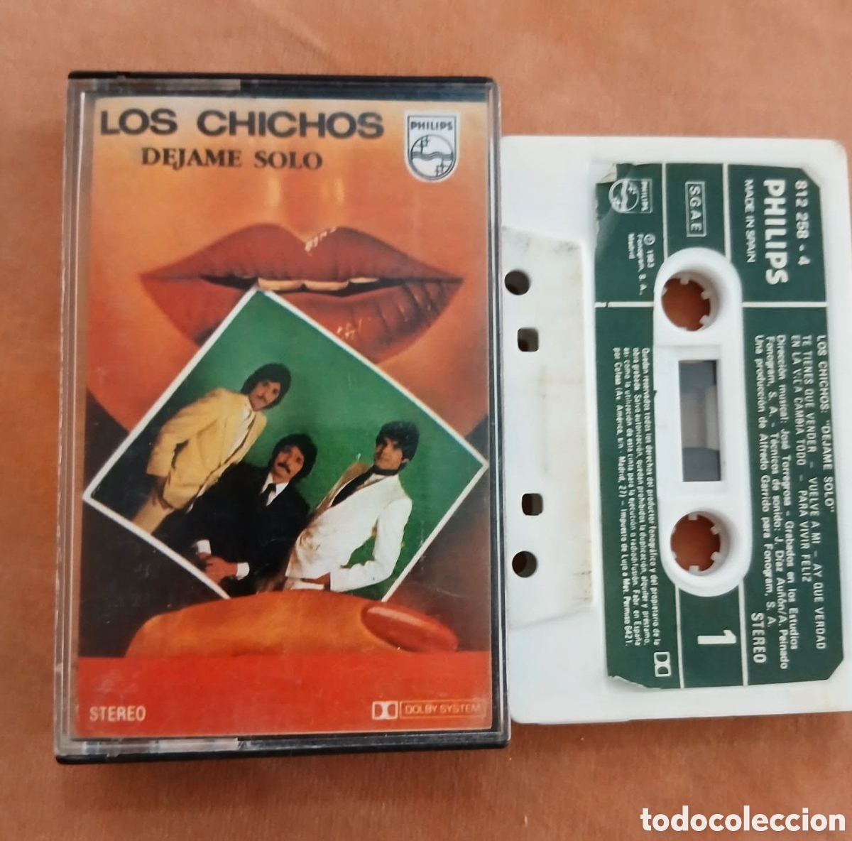 Casetes antiguos: LOS CHICHOS &bull; D&Eacute;JAME SOLO &bull; PHILIPS &bull; CASETE