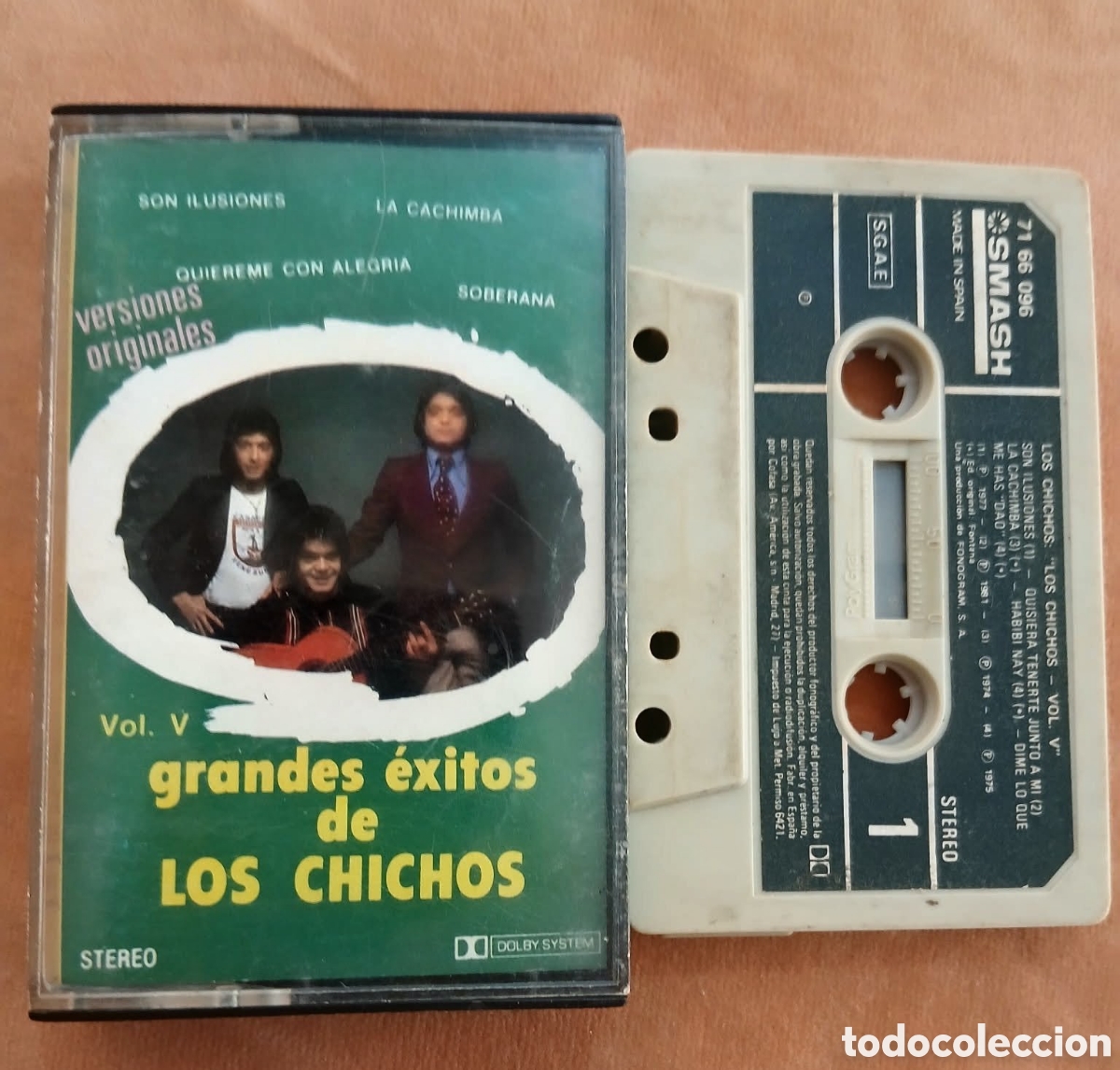 Casetes antiguos: LOS CHICHOS VOL. 5 &bull; GRANDES &Eacute;XITOS DE LOS CHICHOS &bull; SMASH &bull; CASETE