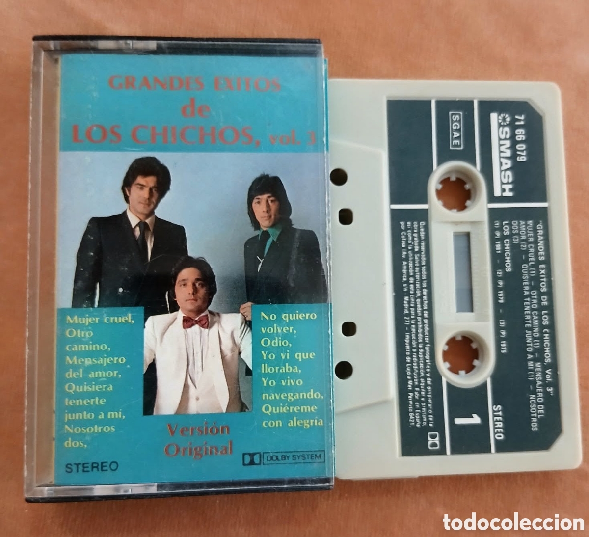 Casetes antiguos: LOS CHICHOS &bull; GRANDES &Eacute;XITOS DE LOS CHICHOS VOL. 3 &bull; SMASH &bull; CASETE