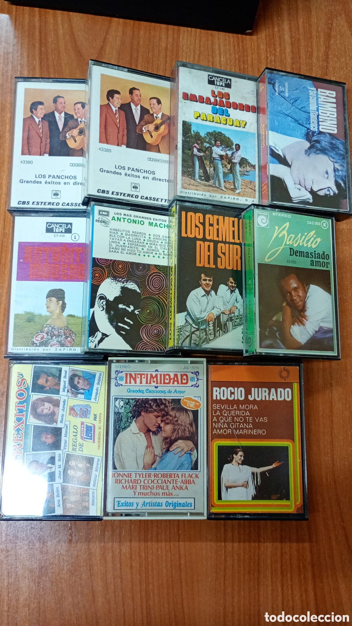 Casetes antiguos: Lote 11 cintas m&uacute;sica espa&ntilde;ola y americana