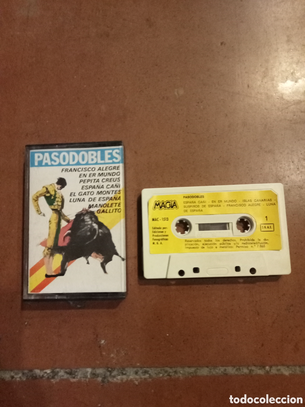 Casetes antiguos: Casset pasodobles francisco alegre