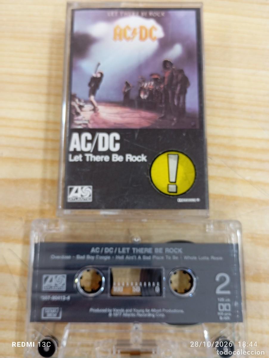 Casetes antiguos: Casete - AC/DC - Let There Be Rock - Foto 1