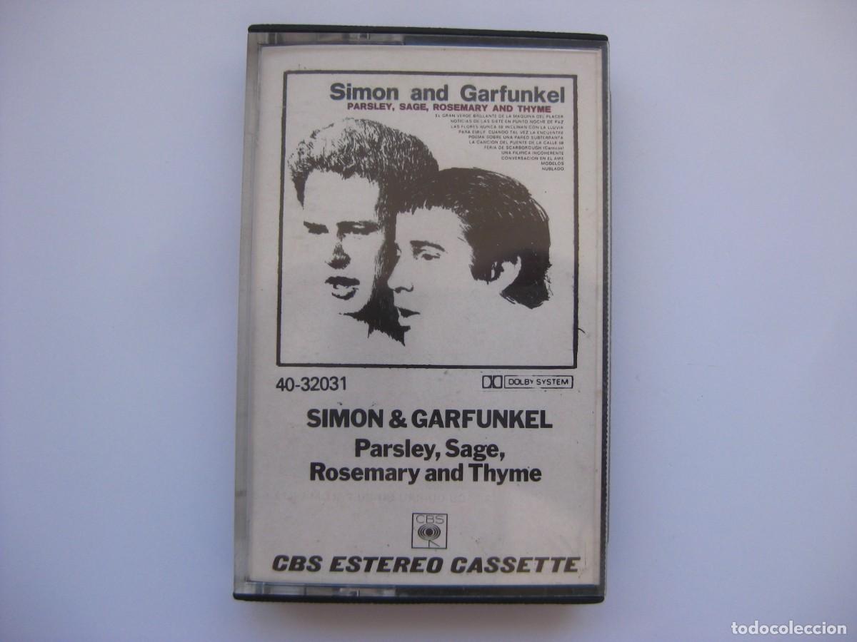 Casetes antiguos: CASSETTE CINTA SIMON AND GARFUNKEL PARSLEY, SAGE, ROSEMARY AND THYME