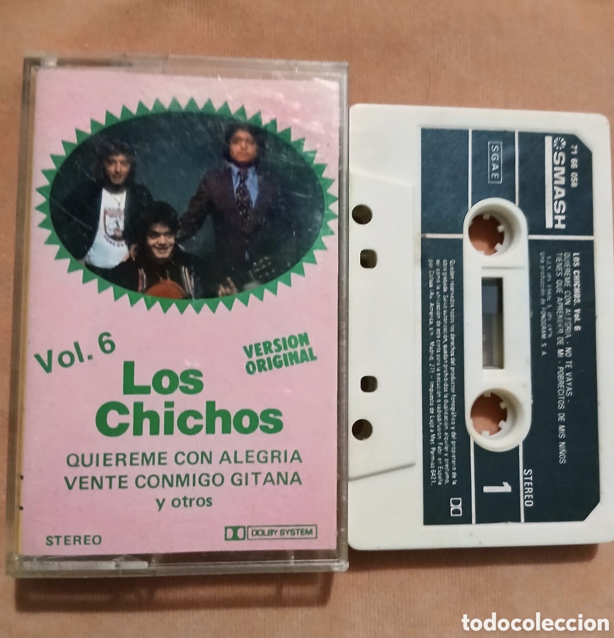Casetes antiguos: LOS CHICHOS VOL. 6 &bull; Qui&eacute;reme con alegria, Vente conmigo &bull; CASETE