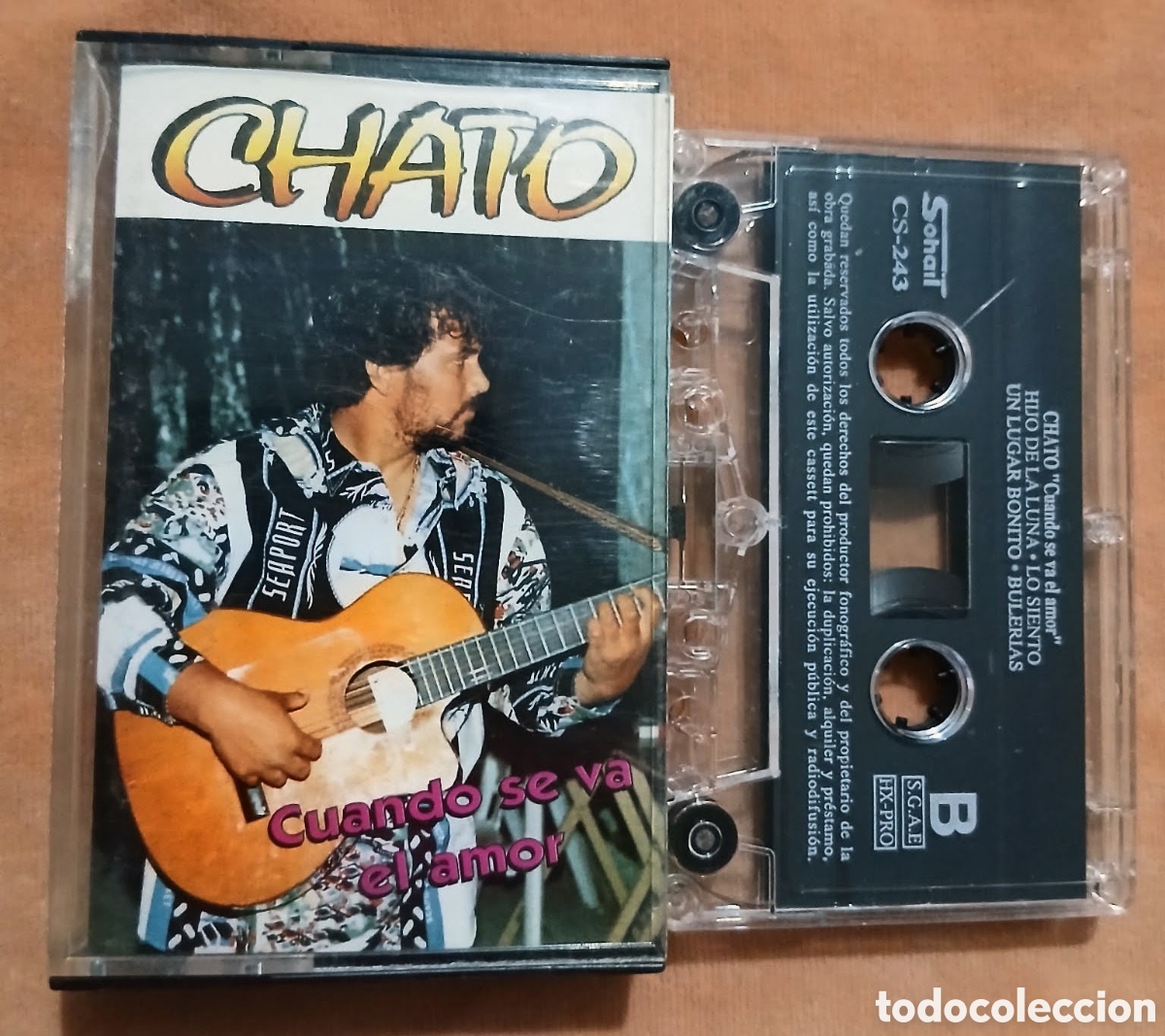 Casetes antiguos: CHATO &bull; CUANDO SE VA EL AMOR &bull; CASETE