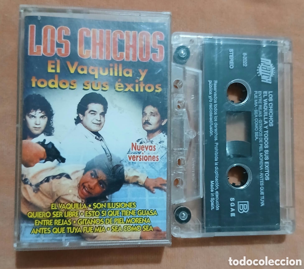 Casetes antiguos: LOS CHICHOS &bull; EL VAQUILLA Y TODOS SUS &Eacute;XITOS &bull; CASETE
