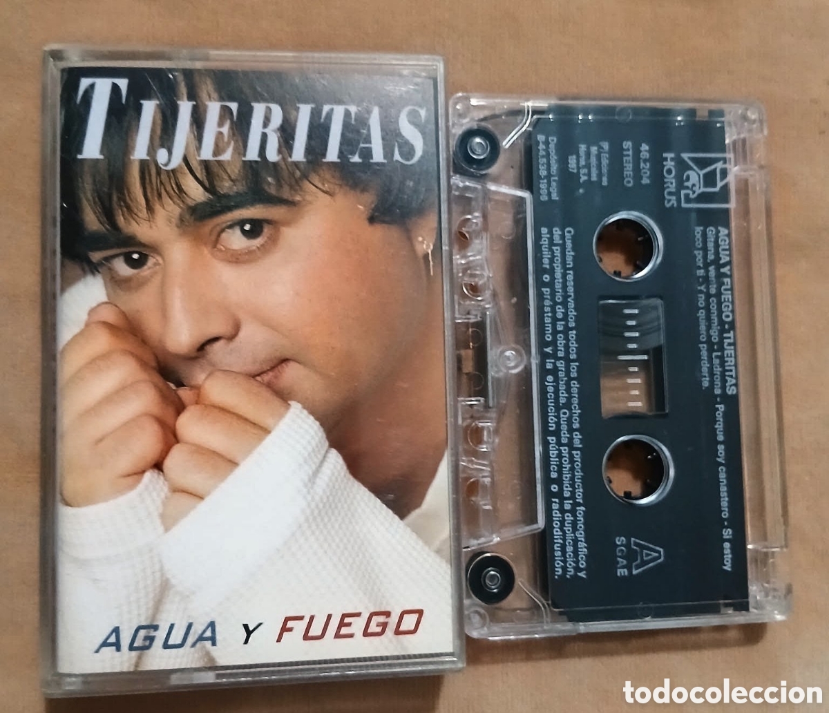 Casetes antiguos: TIJERITAS &bull; Agua y fuego &bull; CASETE