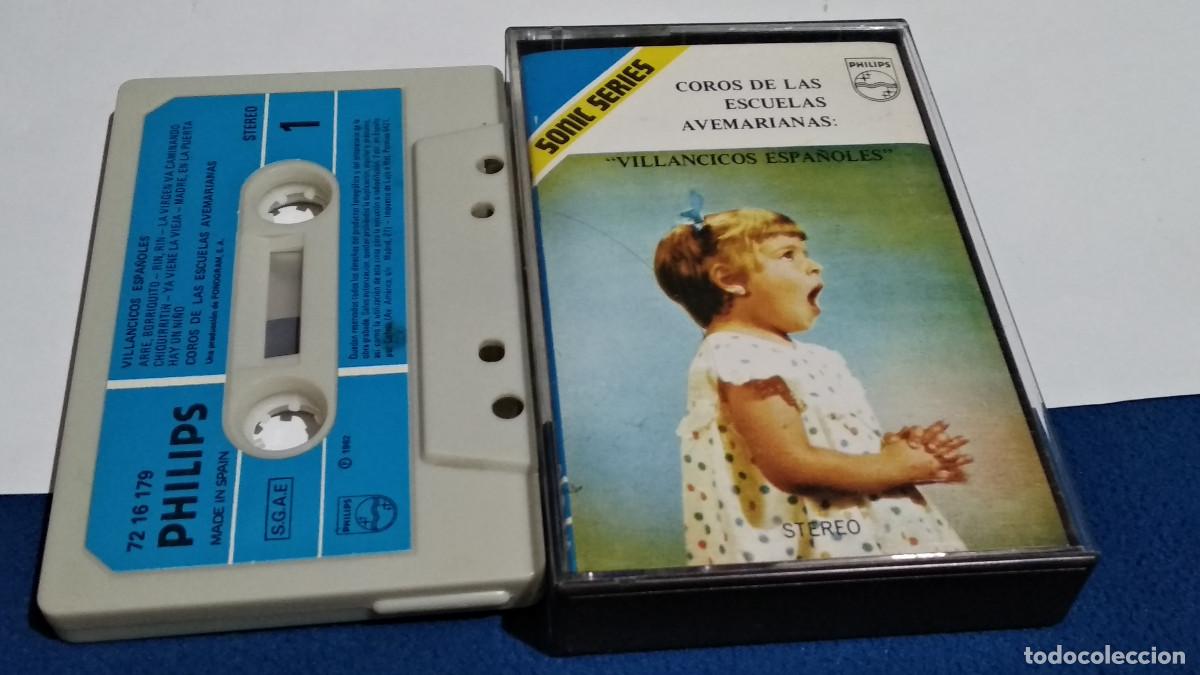 Casetes antiguos: Coros De Las Escuelas Avemarianas &ndash; Villancicos Espa&ntilde;oles - 1962 PHILIPS CASETE CINTA CASSETTE