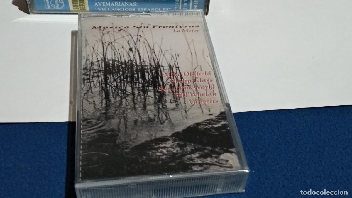 Casetes antiguos: M&uacute;sica Sin Fronteras - Lo Mejor - 1995 GASA WARNER - CASETE CASSETTE: Mike Oldfield NUEVA PRECINTADA