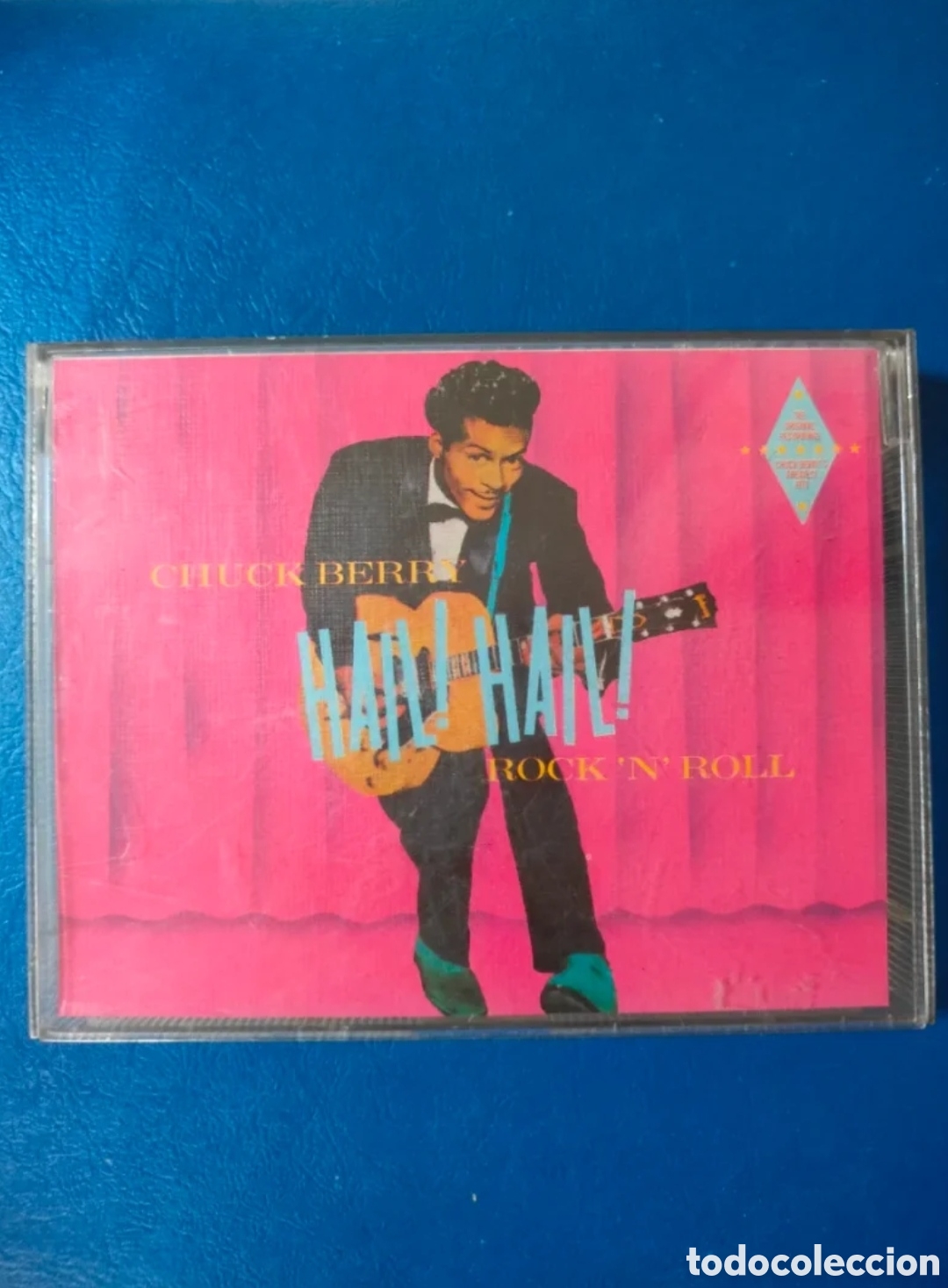 Casetes antiguos: Doble Cassette Chuck Berry - Hail! Hail! Rock 'N' Roll (Zafiro, 1988) - Edici&oacute;n Espa&ntilde;ola