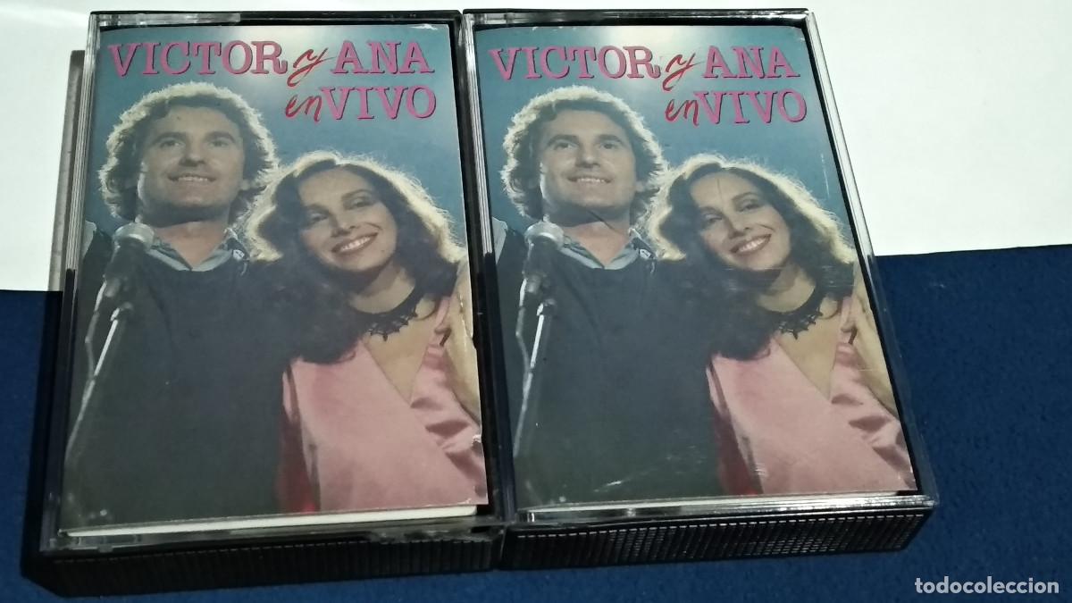 Casetes antiguos: V&iacute;ctor Y Ana &ndash; (Victor Y Ana En Vivo)VOL 1 Y 2 - CBS 1983 - CASETE CINTA CASSETTE