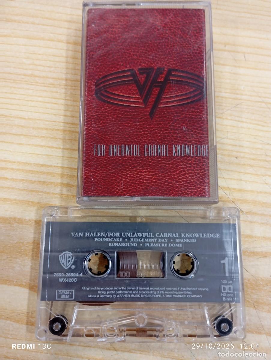 Alte Kassetten: Casete - Van Halen &ndash; For Unlawful Carnal Knowledge - GRAN COPIA