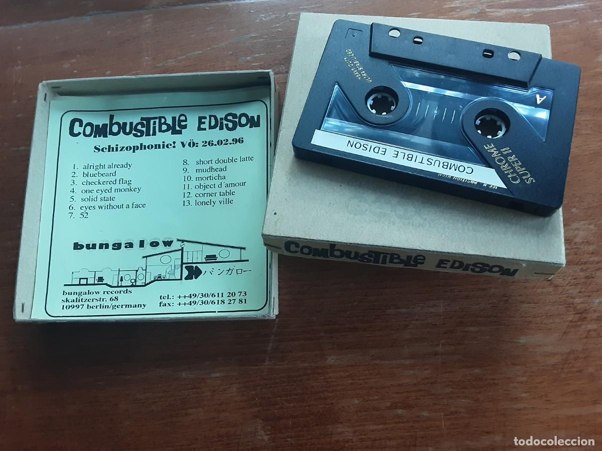 Casetes antiguos: COMBUSTIBLE EDISON, SCHIZOPHONIC, CASSETTE ALEMAN,.