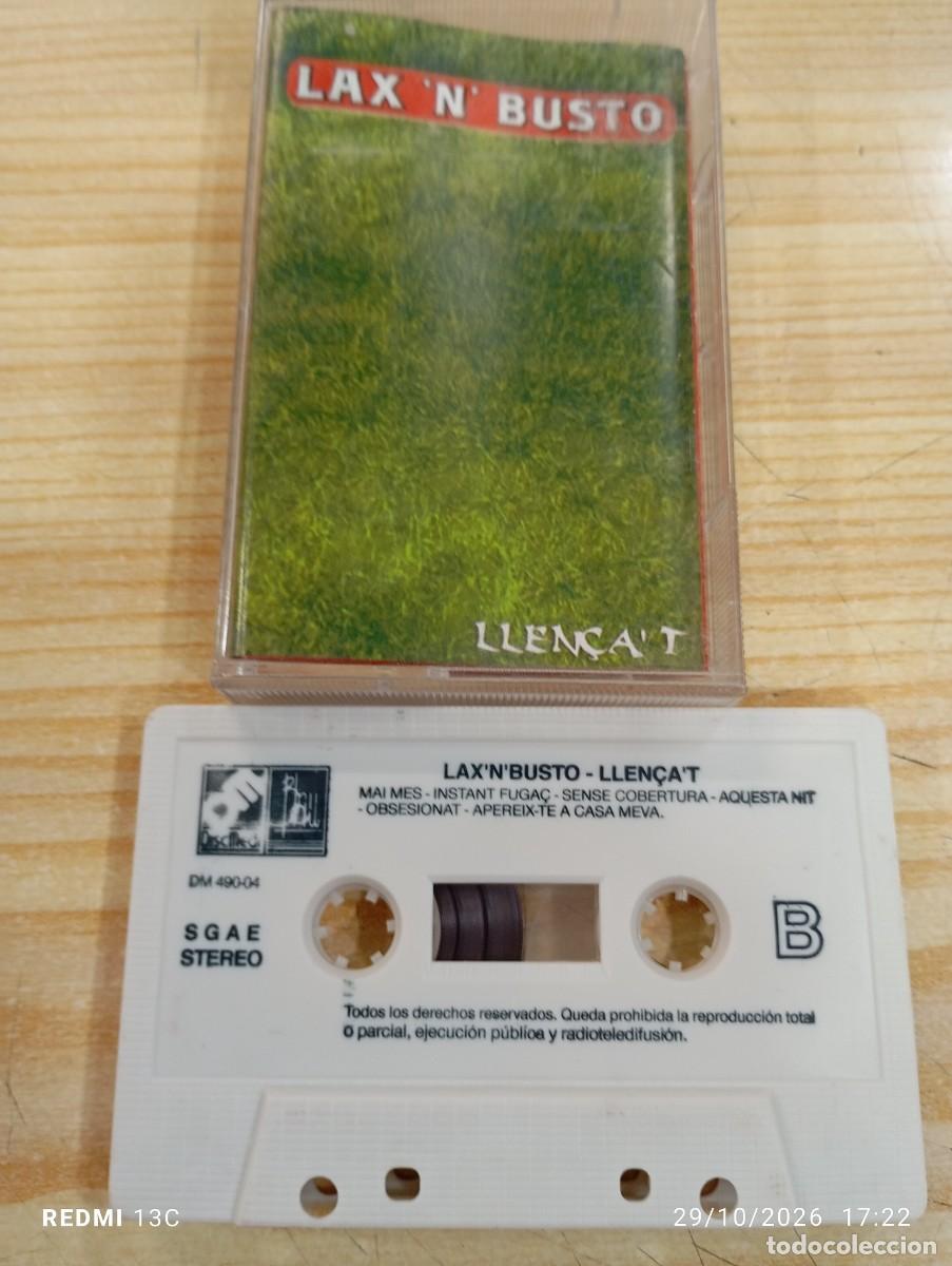 Casetes antiguos: Casete - Lax 'N' Busto &lrm;&ndash; Llen&ccedil;a't - Gran copia