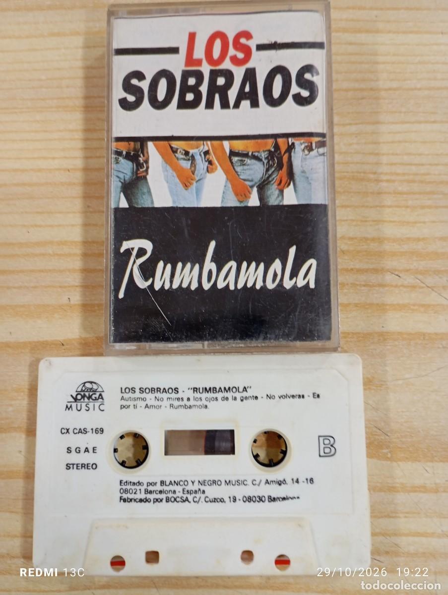 Casetes antiguos: Casete - Los Sobraos &lrm;&ndash; Rumbamola