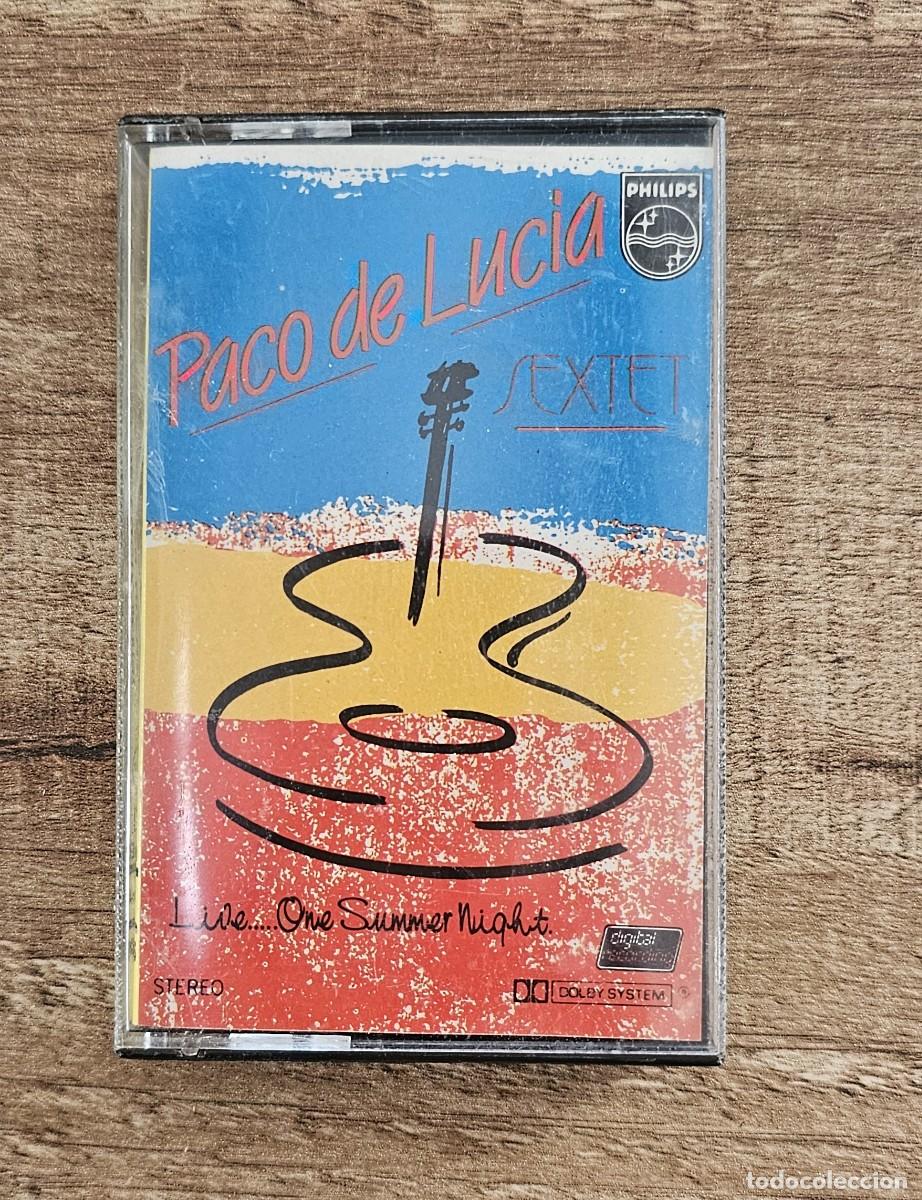 Casetes antiguos: Paco De Lucia Sextet &ndash; Live... One Summer Night - CASETE CASSETTE PHILIPS 1984 - EDICION ESPA&Ntilde;A