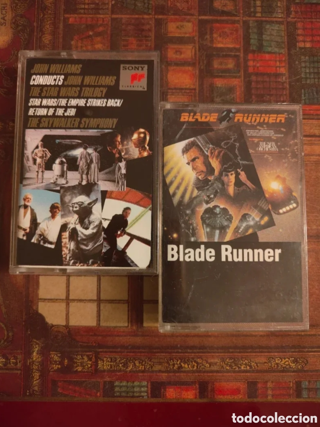 Casetes antiguos: Lote 2 Casetes BSO Ciencia Ficci&oacute;n: Blade Runner y Star Wars Trilogy