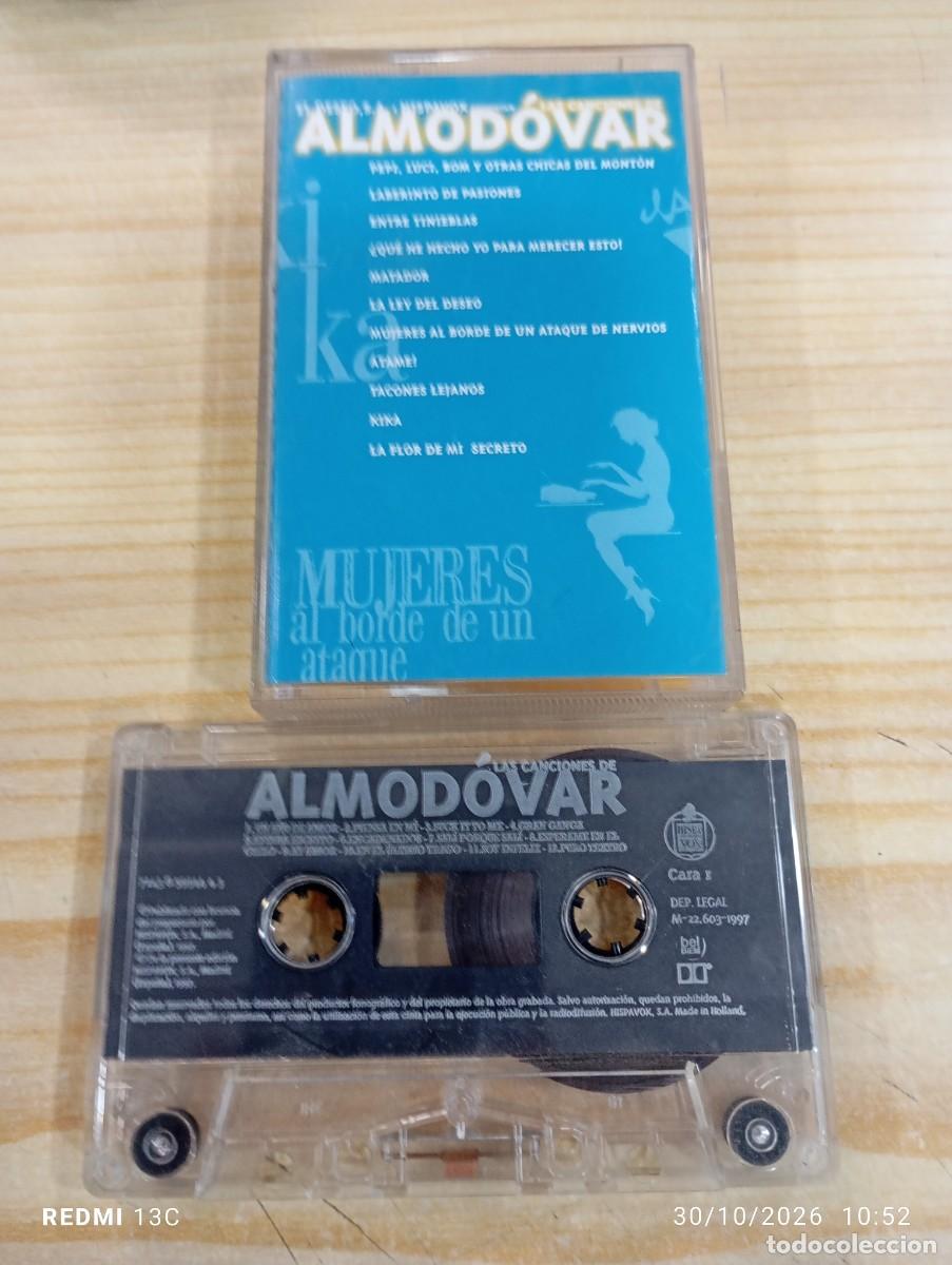 Casetes antiguos: Casete -Varios Artistas - Las Canciones De Almod&oacute;var- En muy buen estado