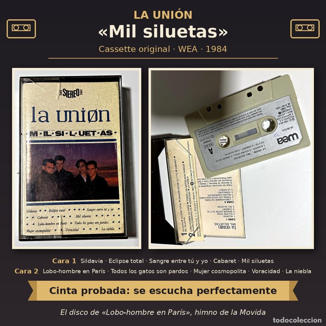 Casetes antiguos: CASSETTE LA UNI&Oacute;N - MIL SILUETAS - WEA 1984 - ORIGINAL