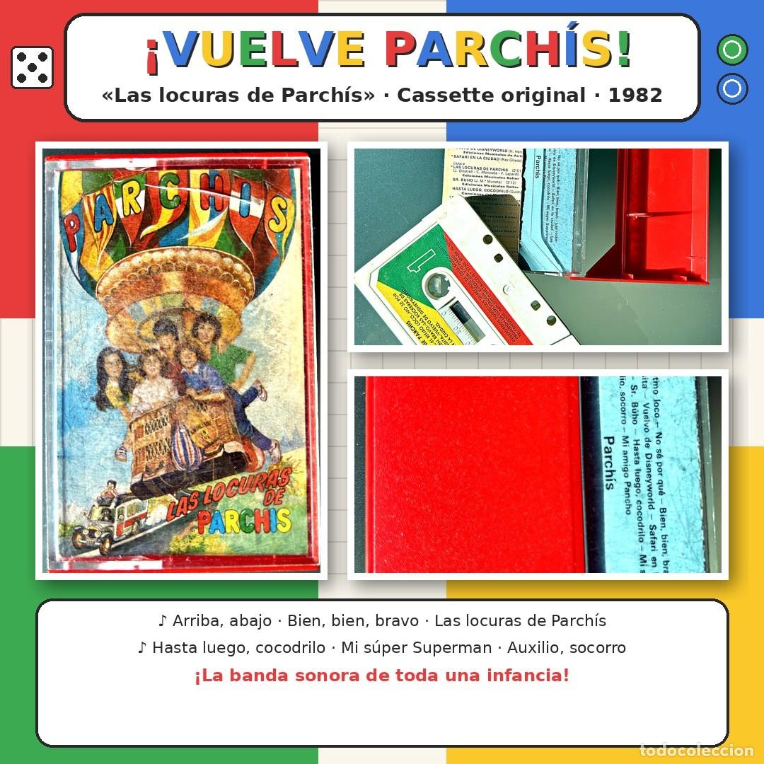 Old Cassettes: CASSETTE PARCH&Iacute;S - LAS LOCURAS DE PARCH&Iacute;S - BANDA SONORA DE LA PEL&Iacute;CULA - BELTER 1982 - ORIGINAL