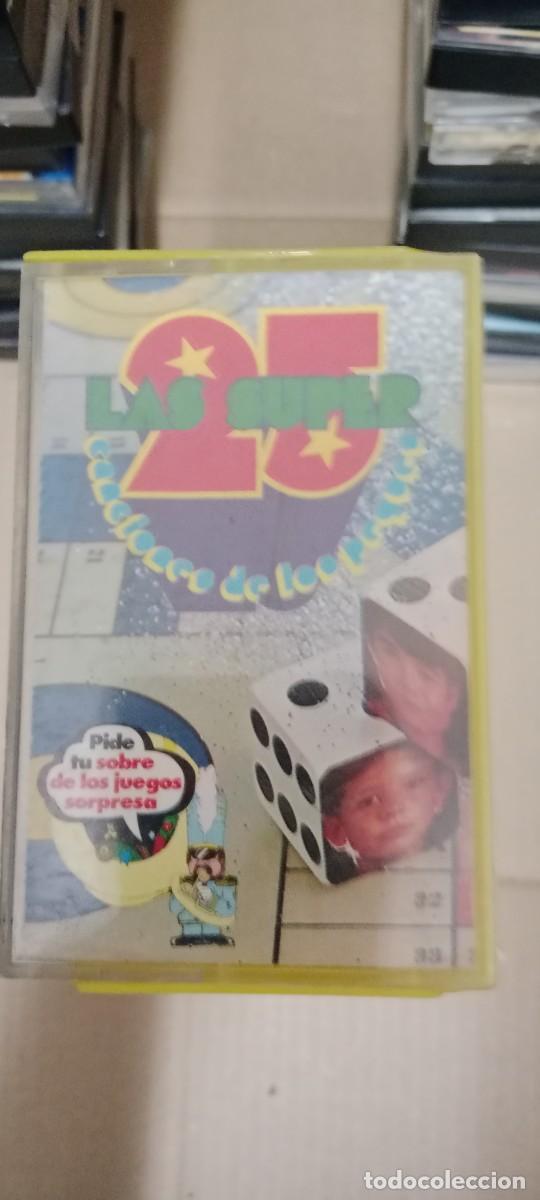 Casetes antiguos: PARCH&Iacute;S Las Super 25 canciones de los peques Superman Mazinger Z CASETE MUSICA CAS-67