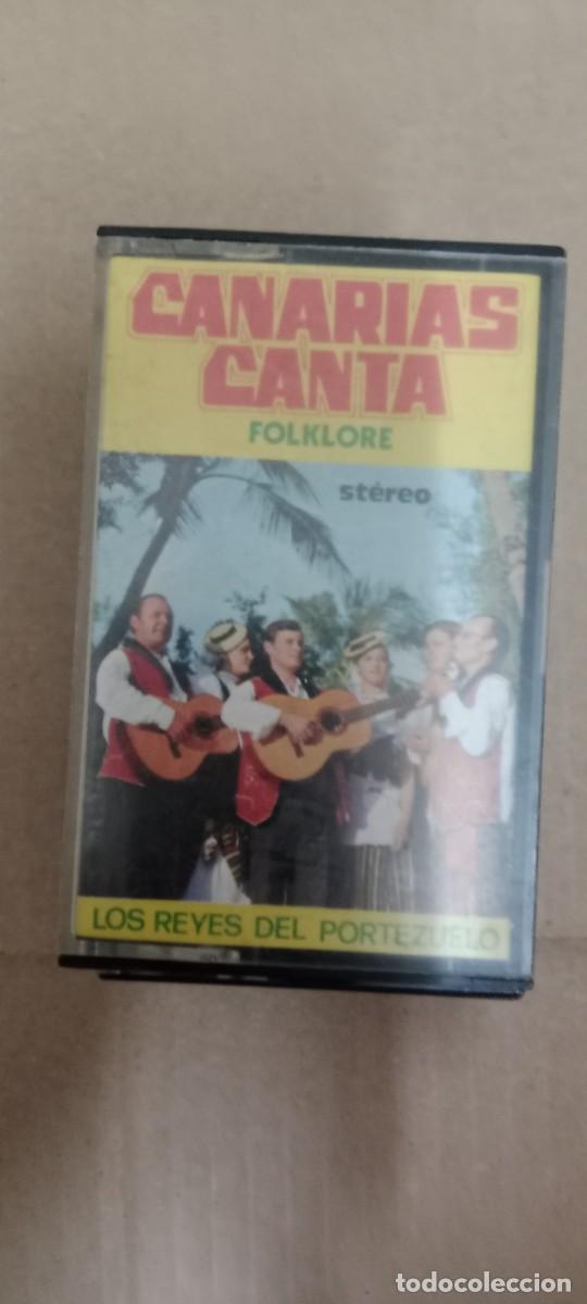 Casetes antiguos: CANARIAS CANTA FLOLKLORE. LOS REYES DEL PORTEZUELO CASETE MUSICA CAS-67