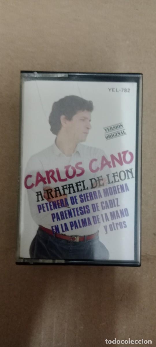 Casetes antiguos: CARLOS CANO A RAFAEL DE LEON CASETE MUSICA CAS-67
