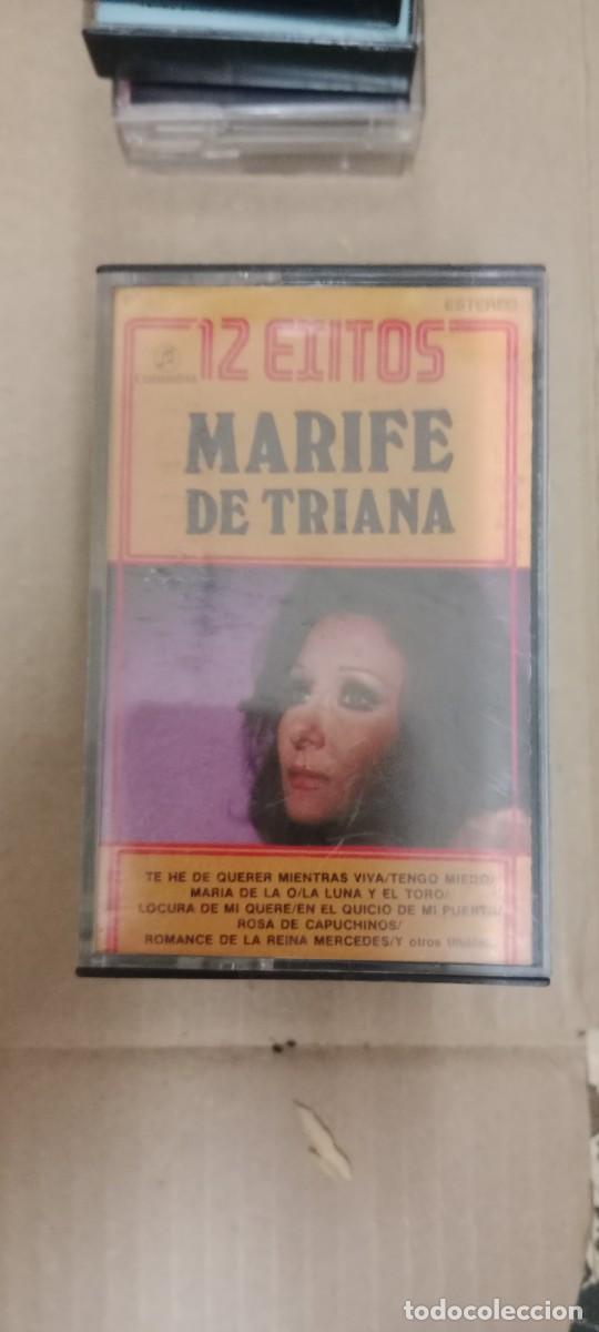 Casetes antiguos: 12 EXITOS MARIFE DE TRIANA CASETE MUSICA CAS-67