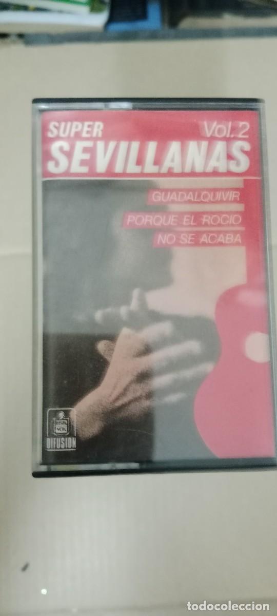 Casetes antiguos: SUPER SEVILLANAS VOL 2 CASETE MUSICA CAS-67
