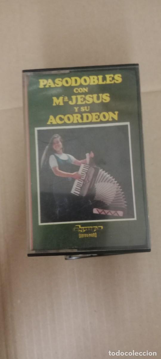 Casetes antiguos: PASODOBLES CON MARIA JES&Uacute;S Y SU ACORDE&Oacute;N CASETE MUSICA CAS-67