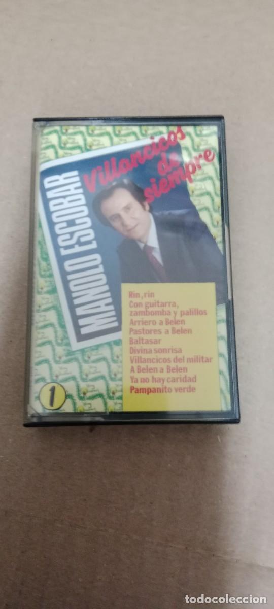 Casetes antiguos: MANOLO ESCOBAR VILLANCICOS DE SIEMPRE VOL 1 CASETE MUSICA CAS-67