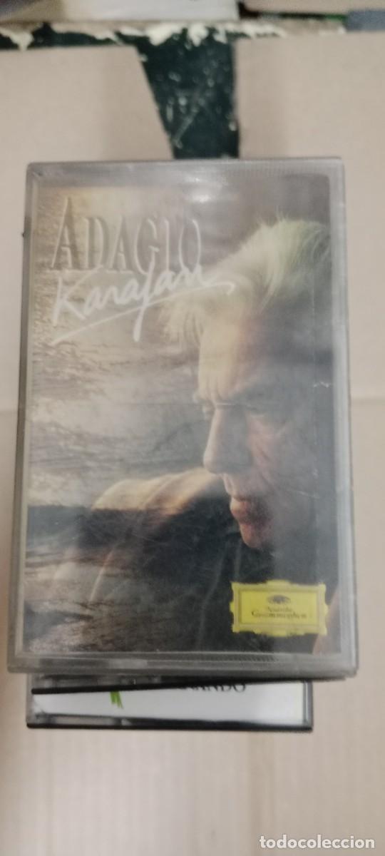 Casetes antiguos: ADAGIO KARAJAN CASETE MUSICA G-98E