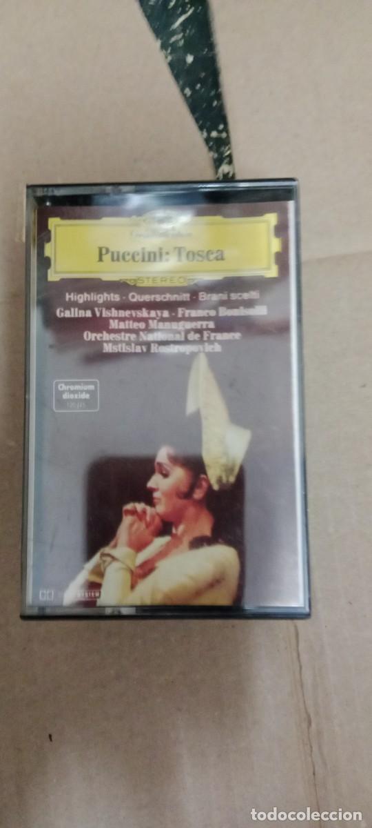 Cassetes antigas: PUCCINI TOSCA CASETE MUSICA G-98E