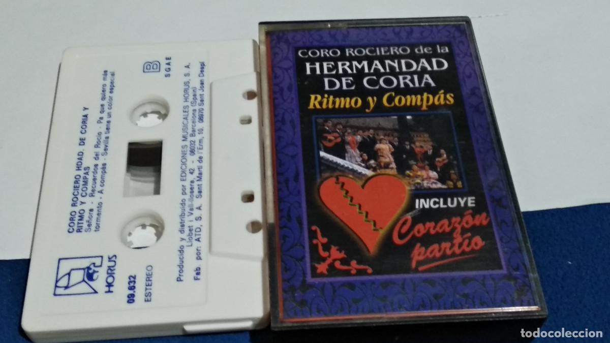 Casetes antiguos: CORO ROCIERO DE LA HERMANDAD DE CORIA / RITMO Y COMP&Aacute;S - 1998 HORUS CASETE CINTA CASSETTE