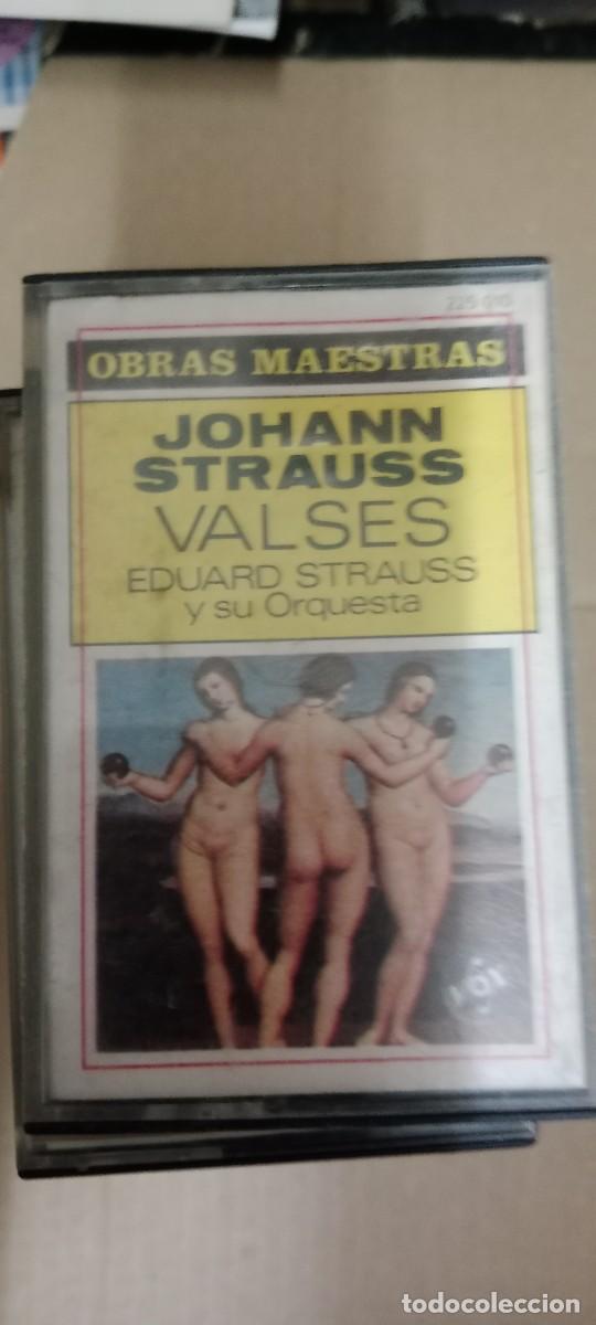 Casetes antiguos: JOHANN STRAUSS VALSES CASETE MUSICA G-98E