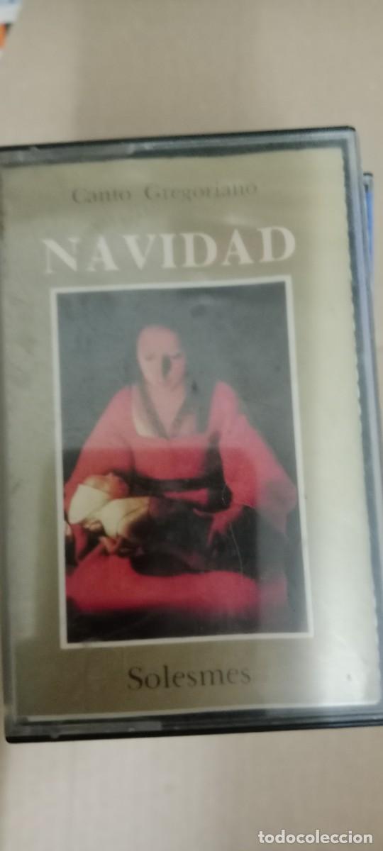 Casetes antiguos: CASETE CANTO GREGORIANO NAVIDAD SOLESMES CASETE MUSICA G-98E