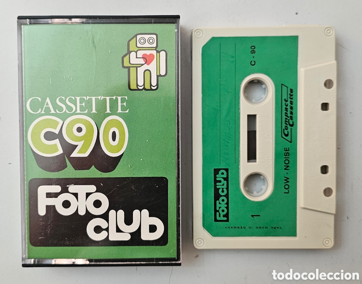 Alte Kassetten: CASSETTE FOTO CLUB C90 VINTAGE A&Ntilde;OS 70 Basf Made in Germany MUY RARA UNICA