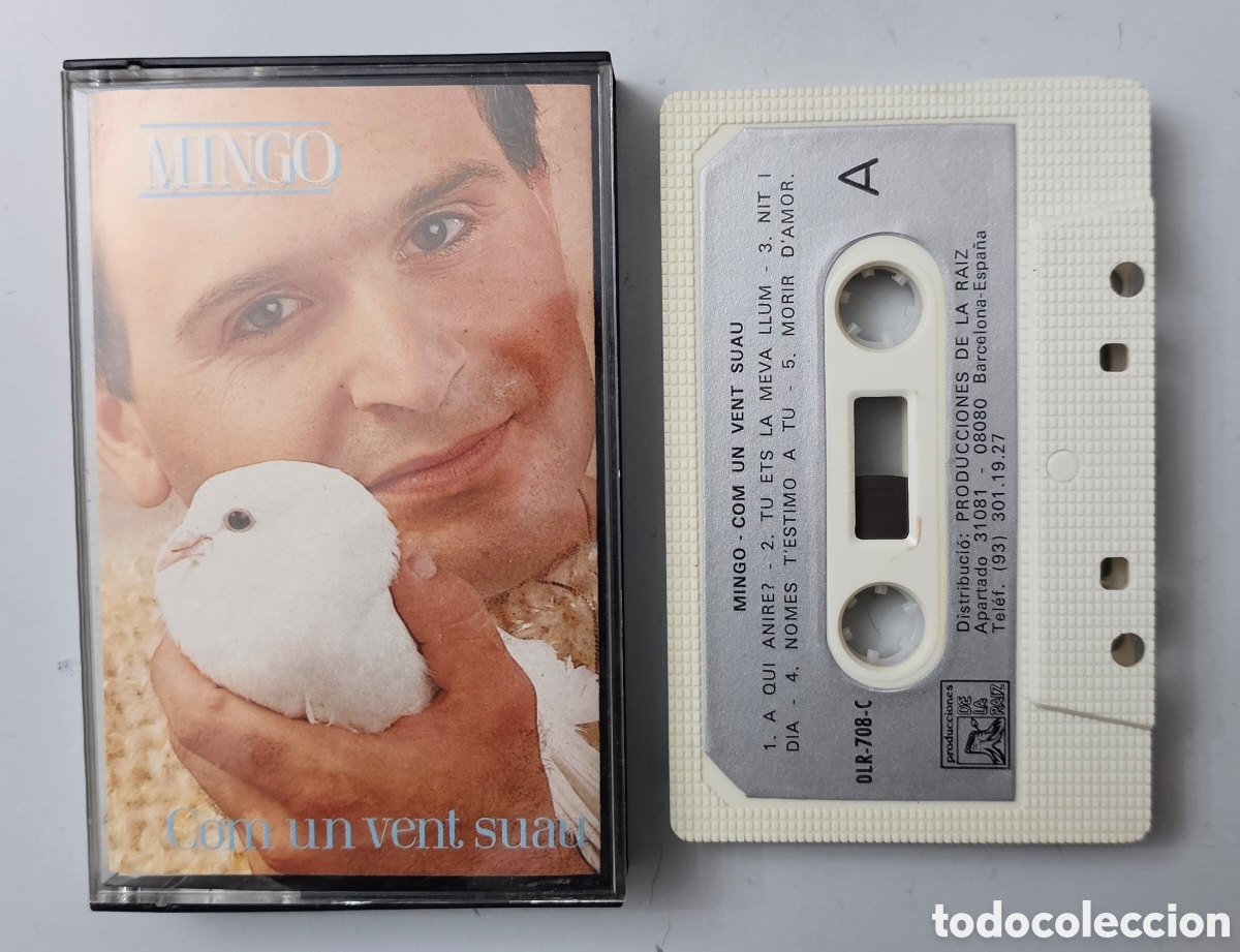 Casetes antiguos: CASSETTE MINGO (DOMINGO FIULLERAT) - Com en vent suau (Espa&ntilde;a - Producciones De La Ra&iacute;z - 1985) RARO