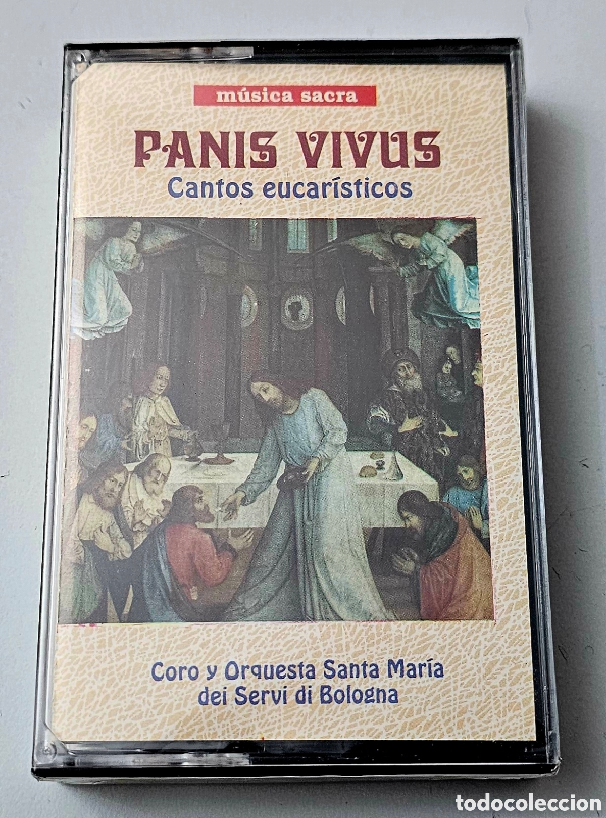 Casetes antiguos: CASSETTE CORO Y ORQUESTA SANTA MARIA DEI SERVI DI BOLOGNA - Panis Vivus Cantos Eucar&iacute;sticos SACRA