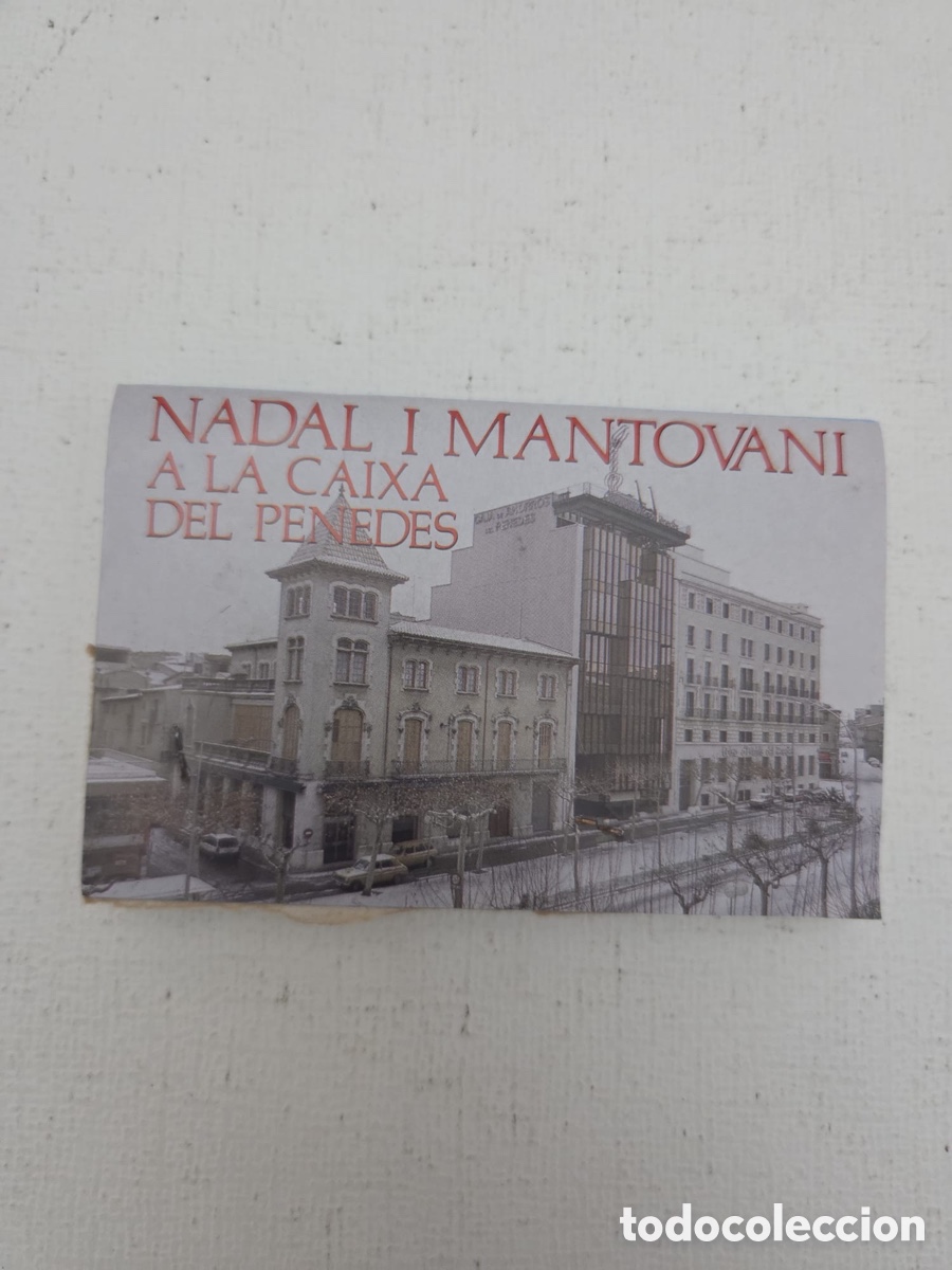 Casetes antiguos: Cassette Mantovani - Canciones de Navidad (Edici&oacute;n Especial Caixa Pened&egrave;s)